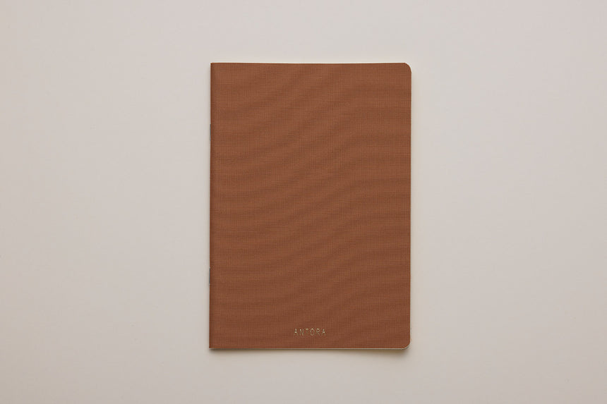 Linen Notebook 3冊セットC (Natural White / Brown / Light Gray)