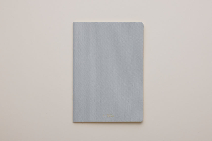 Linen Notebook 3冊セットB (Light Gray / Gray / Navy Blue)