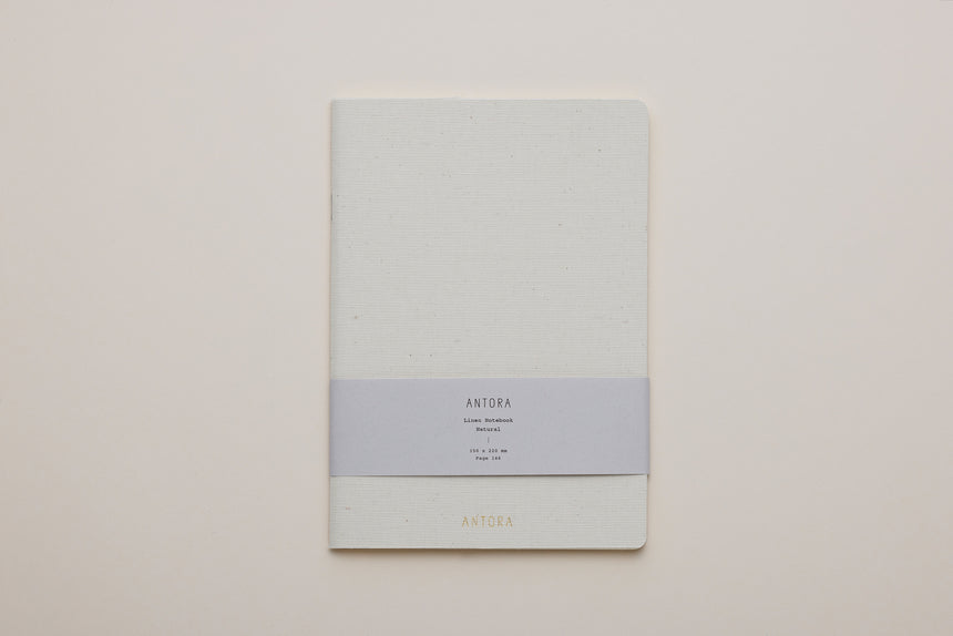 Linen Notebook / Natural White