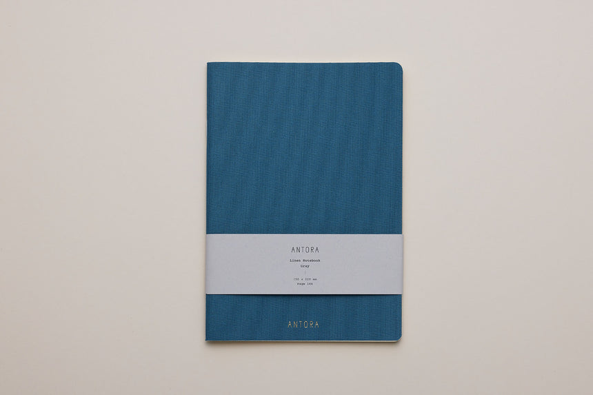 Linen Notebook / Navy Blue