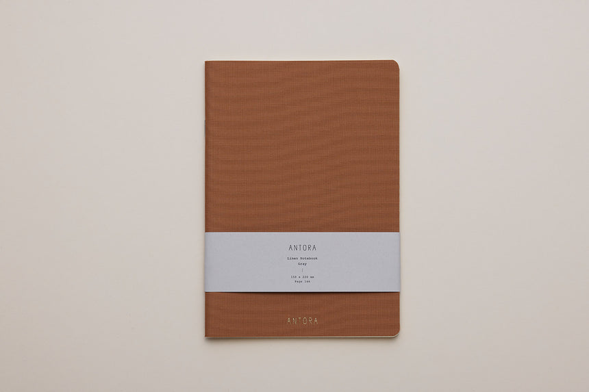 Linen Notebook / Brown