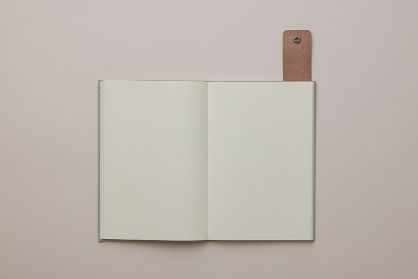 Hardcover Notebook / Natural +Leather storaps