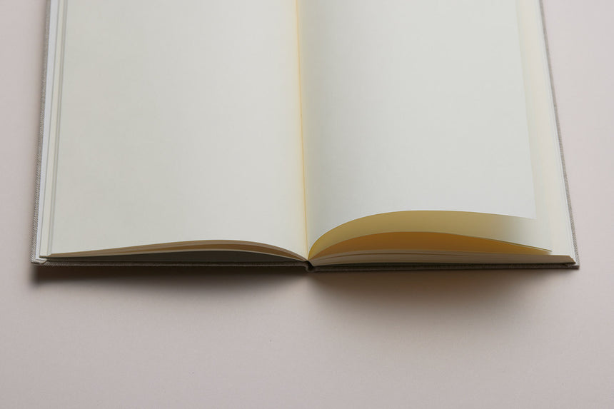Hardcover Notebook / Natural +Leather storaps