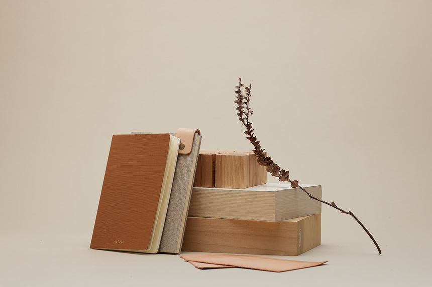 Linen Notebook / Brown