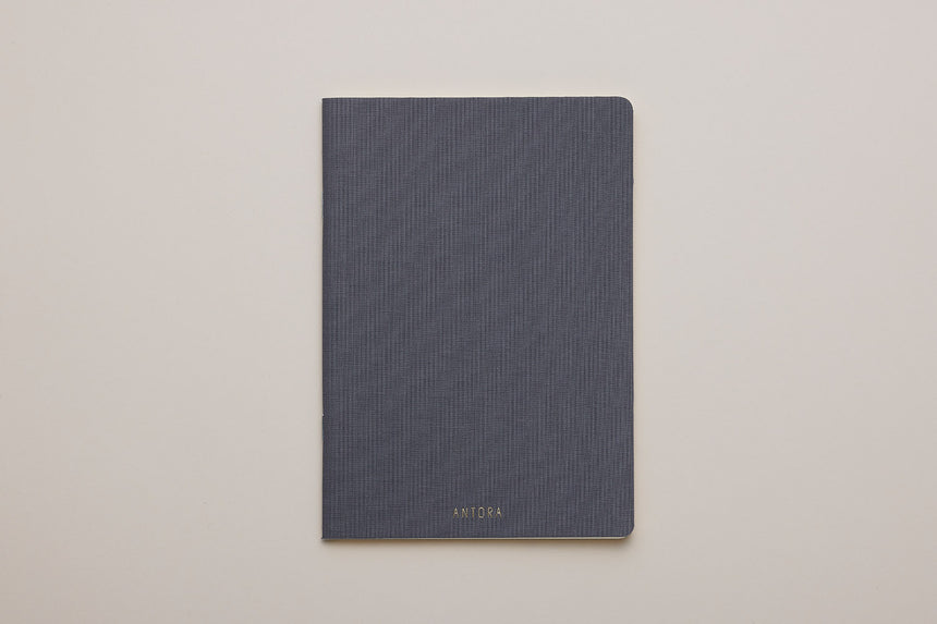 Linen Notebook 3冊セットA (Navy Blue / Brown / Gray)