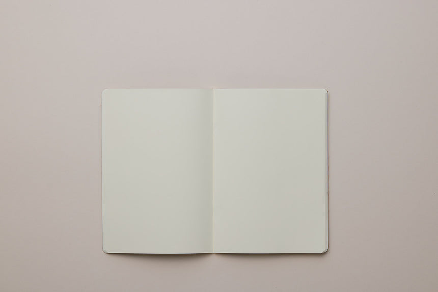 Linen Notebook 3冊セットC (Natural White / Brown / Light Gray)