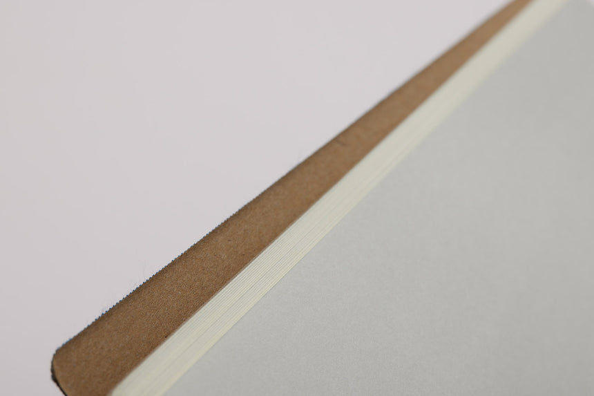 Linen Notebook 3冊セットC (Natural White / Brown / Light Gray)