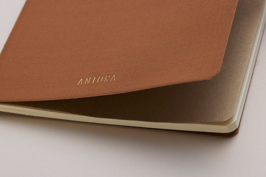 Linen Notebook / Brown