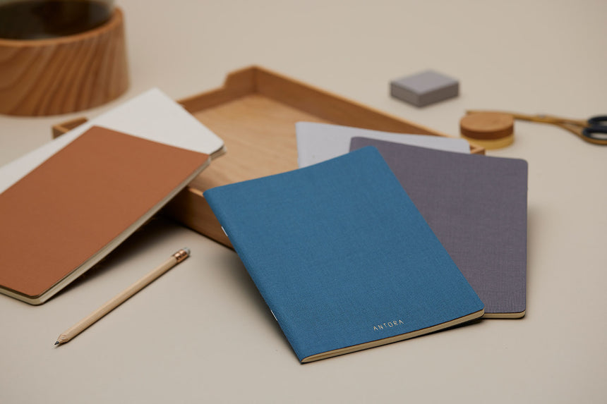 Linen Notebook / Brown
