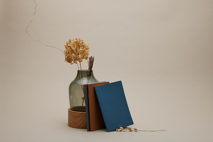 Linen Notebook / Navy Blue